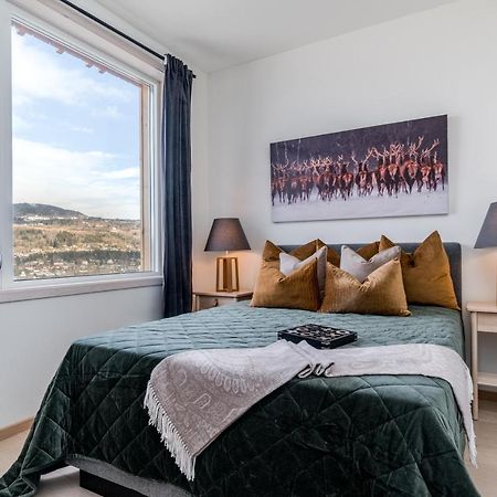 Sjusjøen Mjos Tower Apartment - Lovely City View מראה חיצוני תמונה