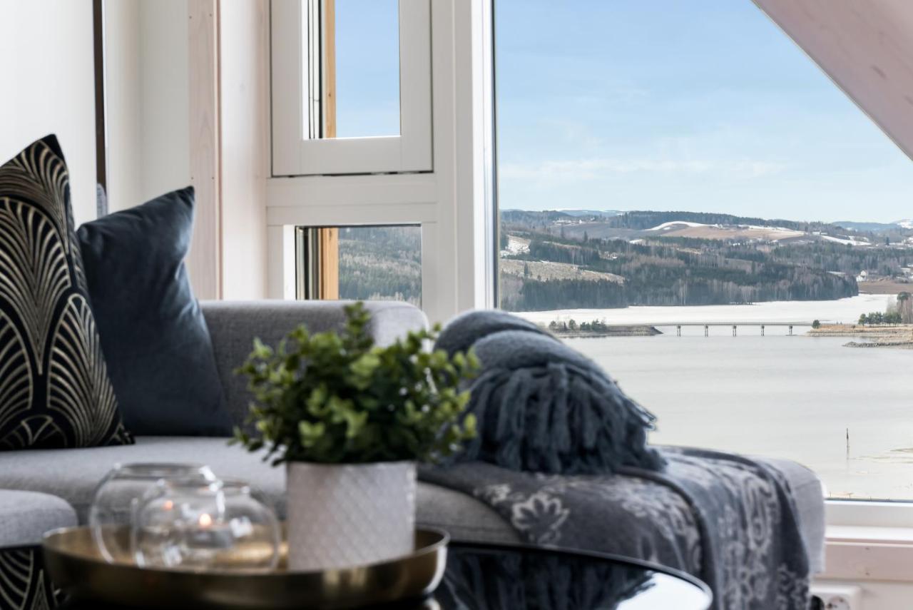 Sjusjøen Mjos Tower Apartment - Lovely City View מראה חיצוני תמונה