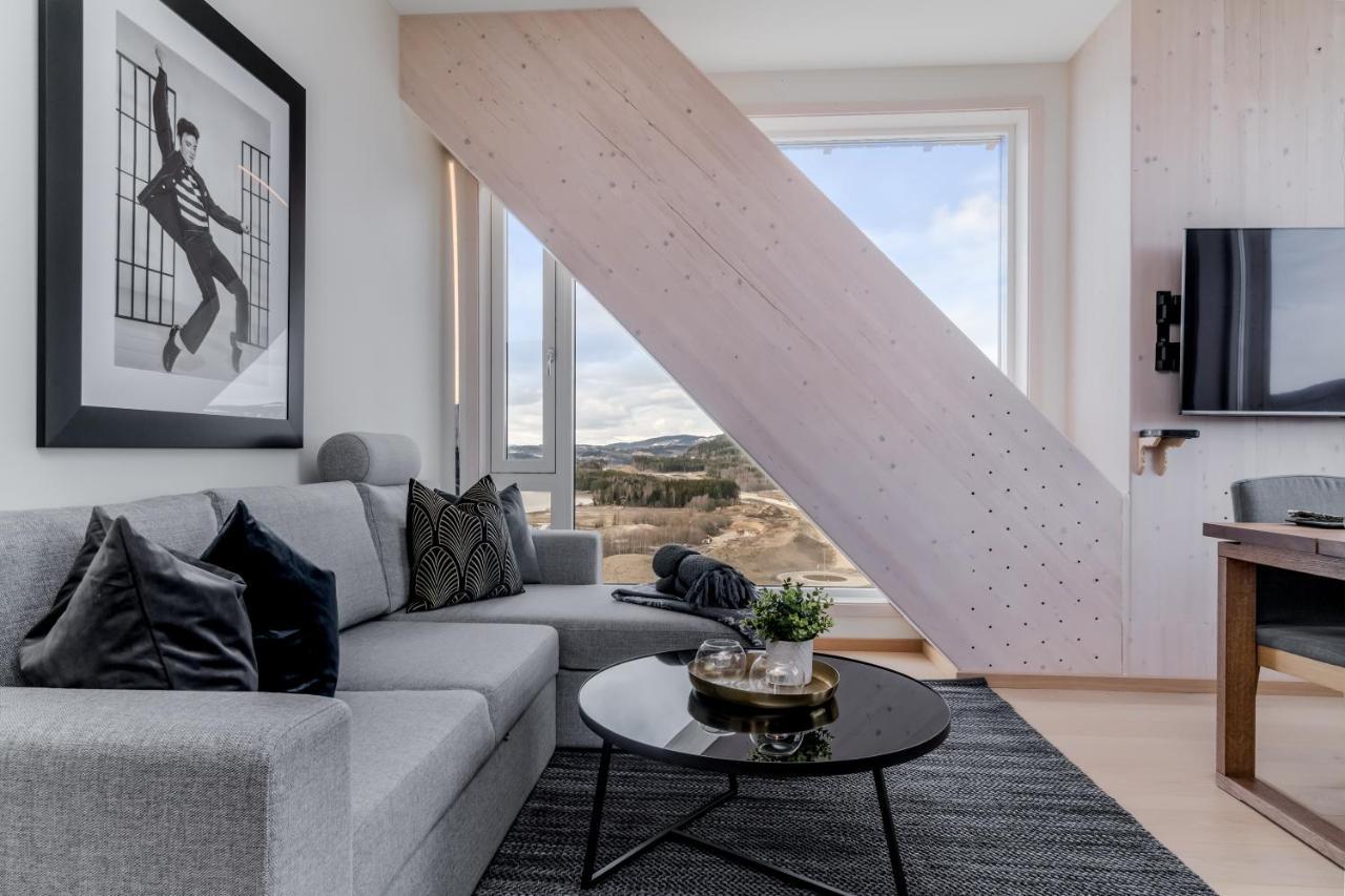 Sjusjøen Mjos Tower Apartment - Lovely City View מראה חיצוני תמונה